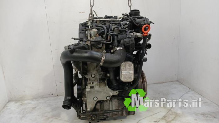 Motor van een Volkswagen Polo, Gebruikt, -, Volkswagen, -