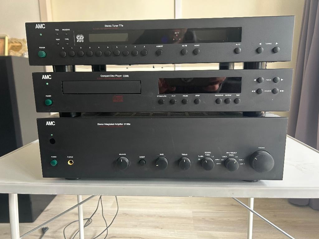 AMC Stereo set :Versterker 3150a, Tuner T7a, CD-speler CD8b, Audio, Tv en Foto, Stereo-sets, Gebruikt, Losse componenten, Tuner of Radio