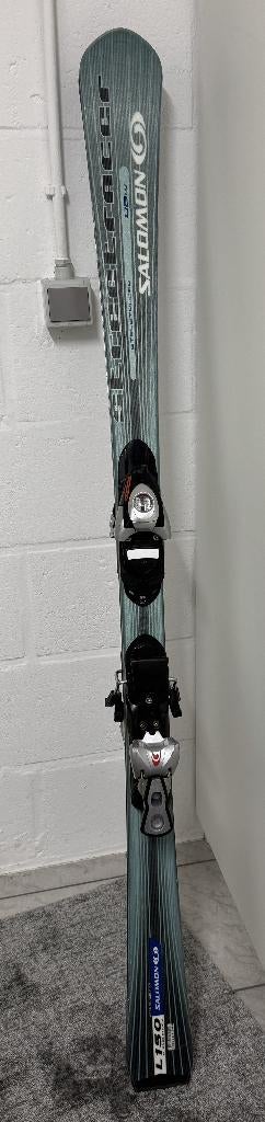 Salomon skis, women ski shoes and ski bag, Sport en Fitness, Skiën en Langlaufen, Ophalen, 140 tot 160 cm, Gebruikt, Salomon