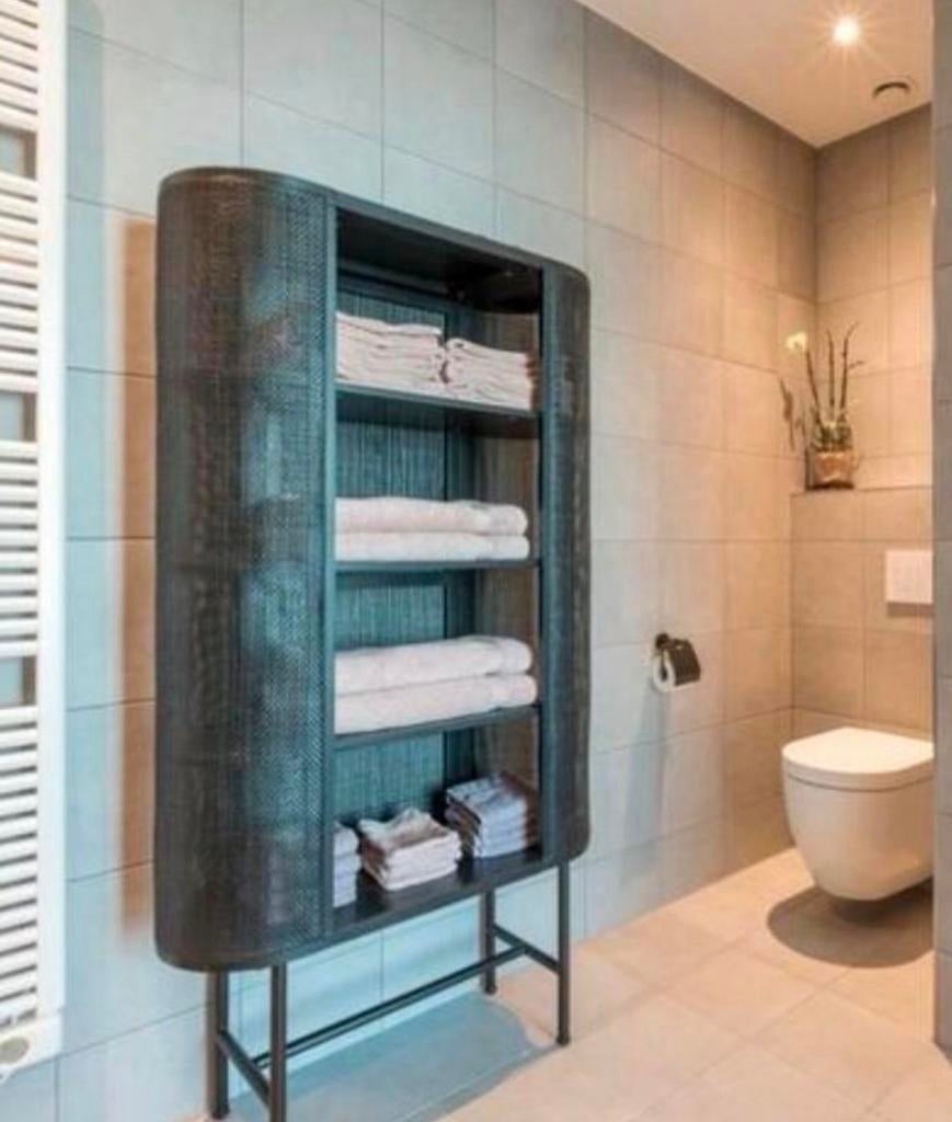 Webbing/ riet/ rotan badkamer kast, Ophalen, (Half)hoge kast, Nieuw, 50 tot 100 cm