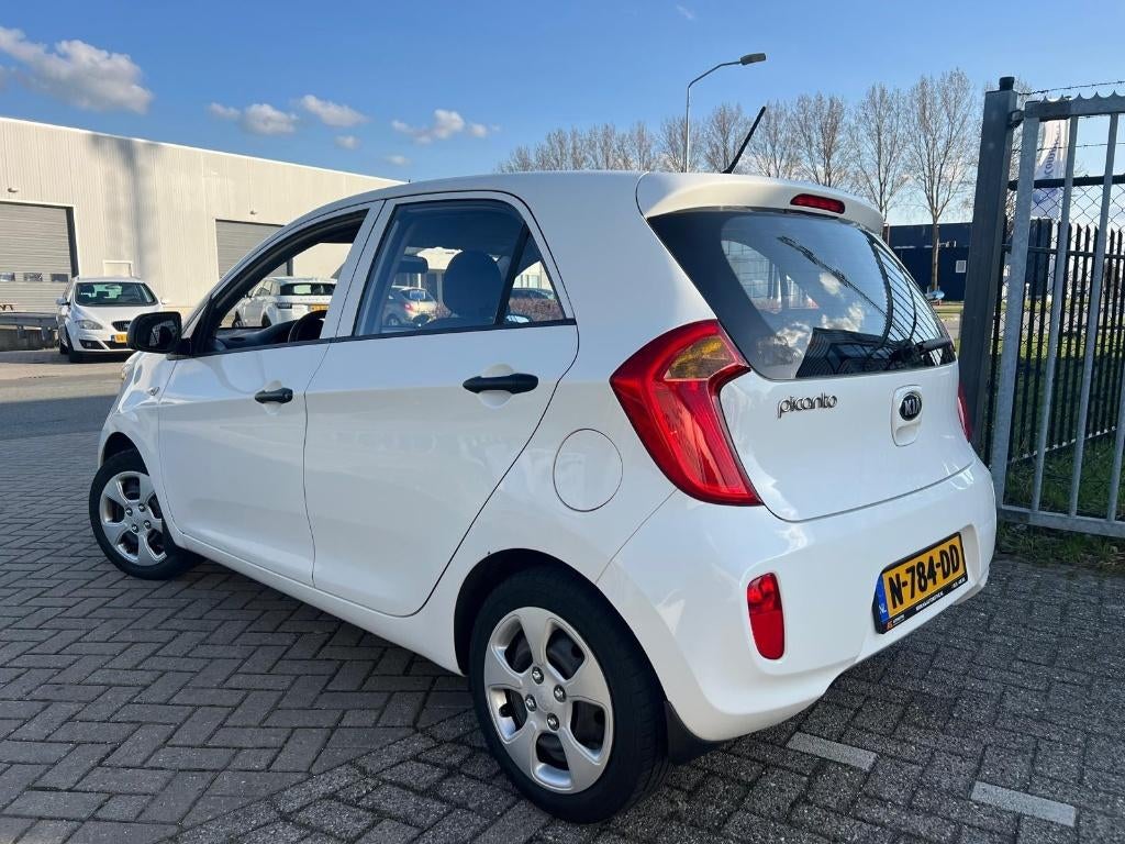 Kia Picanto 1.0 Cvvt 5DRS 2012 Airco Elektr Ramen, Voorwielaandrijving, Stof, Zwart, 4 cilinders