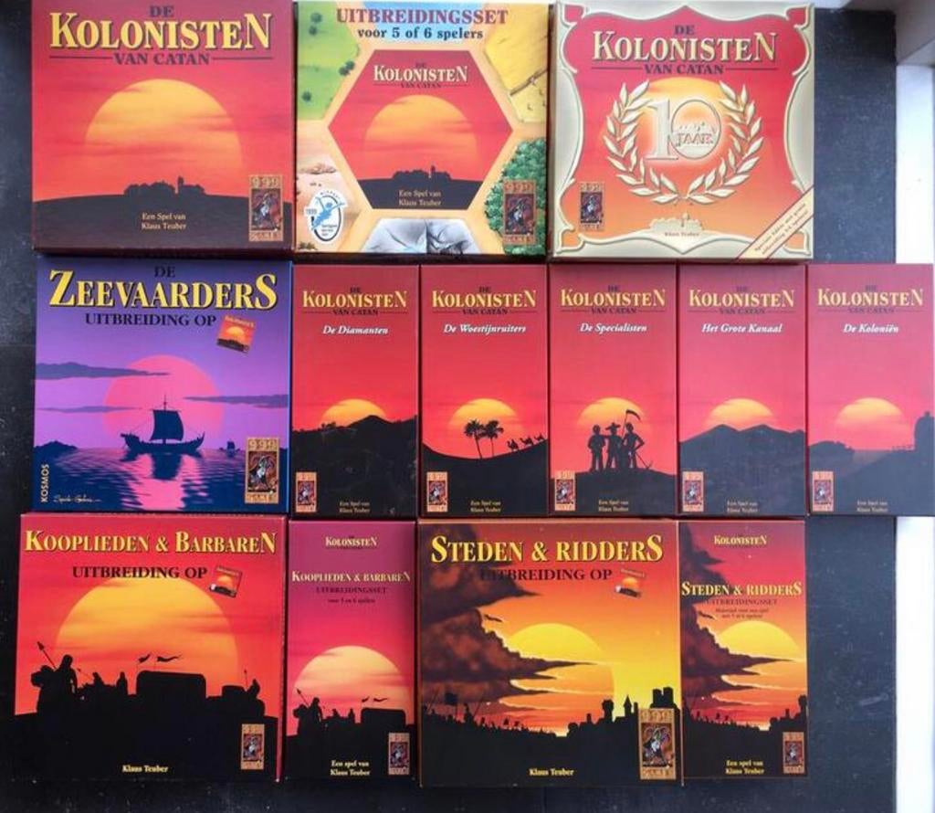 ALLES van Kolonisten van Catan, Hobby en Vrije tijd, Gezelschapsspellen | Bordspellen, Ophalen of Verzenden, Zo goed als nieuw