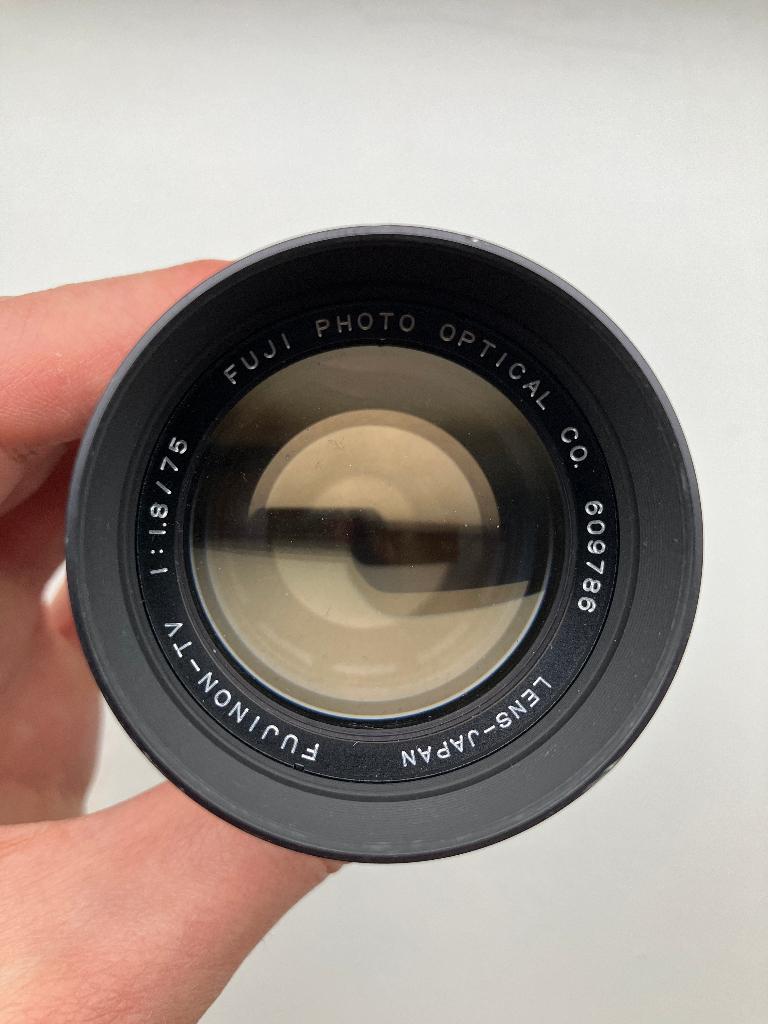 Fujinon TV f1.8 75mm C-mount Prime Lens, Audio, Tv en Foto, Fotografie | Lenzen en Objectieven, Ophalen, Gebruikt, Telelens