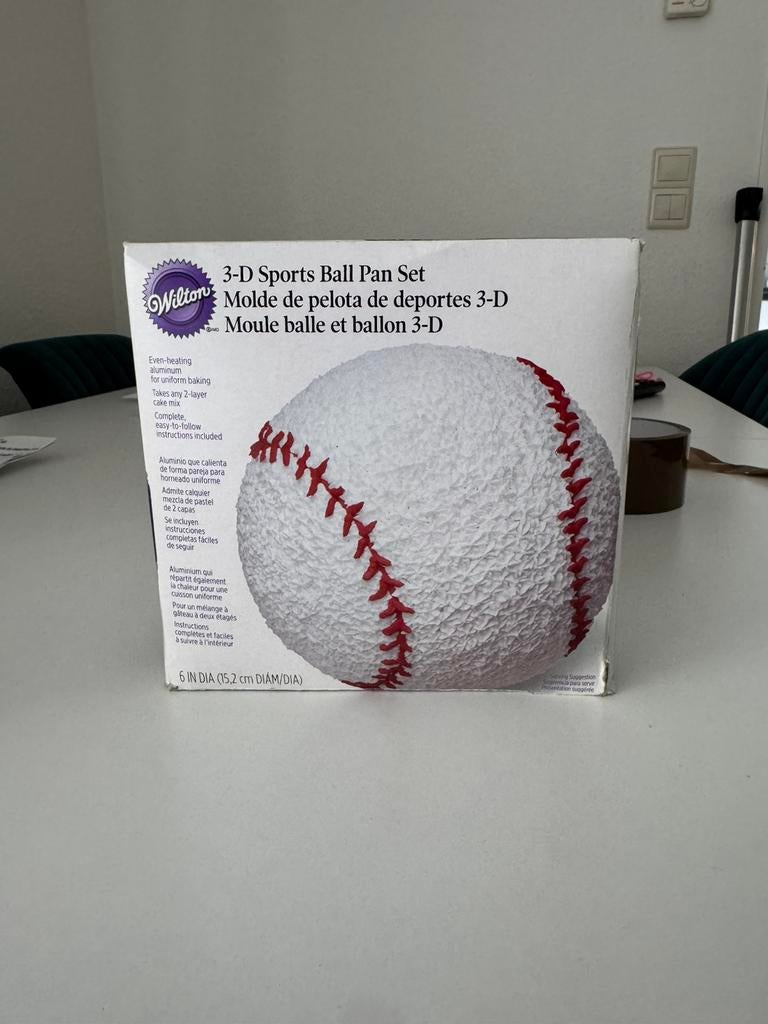 Wilton bal set, Ophalen, Zo goed als nieuw, Taarten of Cupcakes, Bakvorm