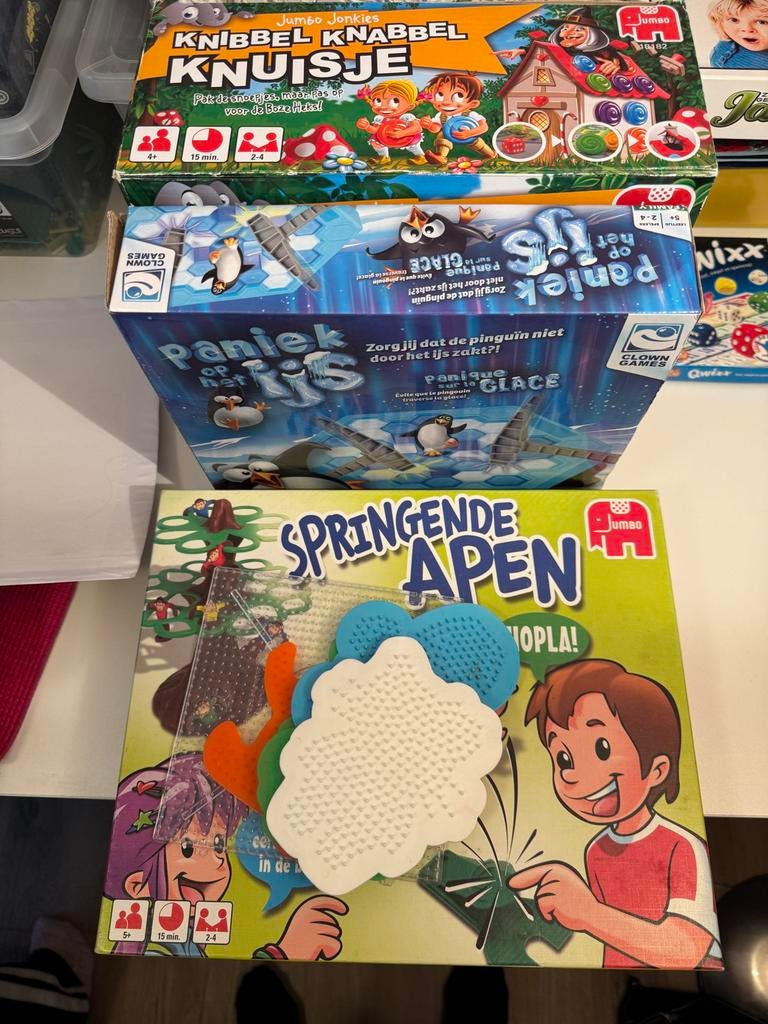 Springende Apen - Leuk familiespel!, Ophalen, Zo goed als nieuw