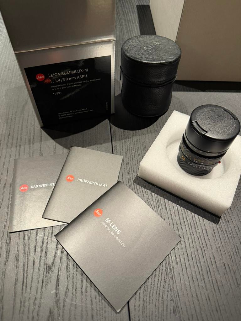 Leica Summilux-M 50 mm f/1.4 ASPH., Ophalen, Standaardlens