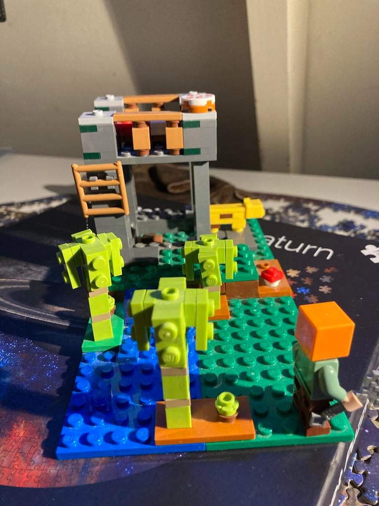 Lego Minecraft Pandabedrijf 21158, Ophalen of Verzenden, Gebruikt, Complete set, Lego