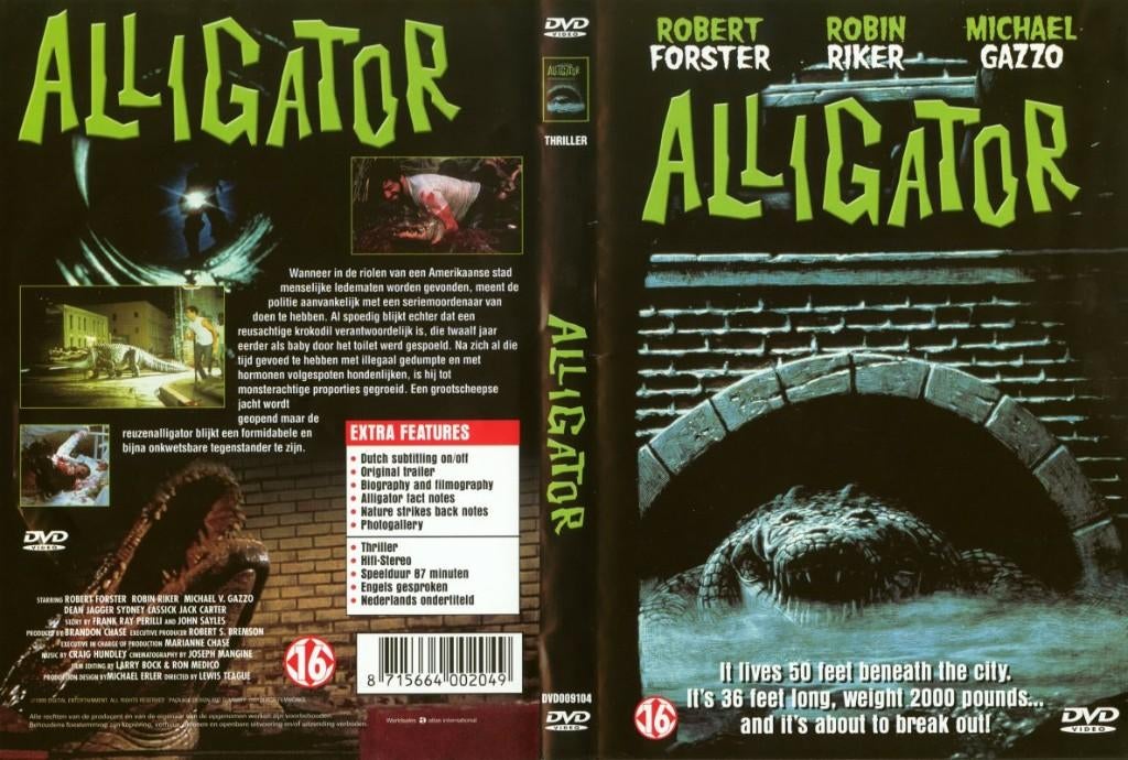 Alligator, Vanaf 16 jaar, Ophalen of Verzenden, Zo goed als nieuw, Actiethriller