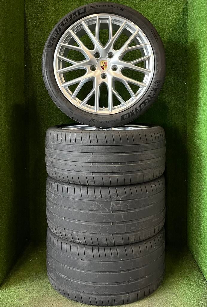 Originele 21 inch Porsche Panamera 971 Sport velgen banden, Gebruikt, 275 mm, Banden en Velgen, Germany