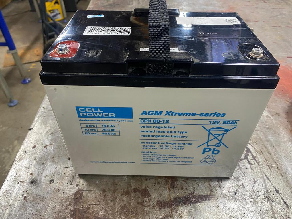 Agm 12v 80 ah cellpower boot camper caravan zonnepanelen, Ophalen, Nieuw