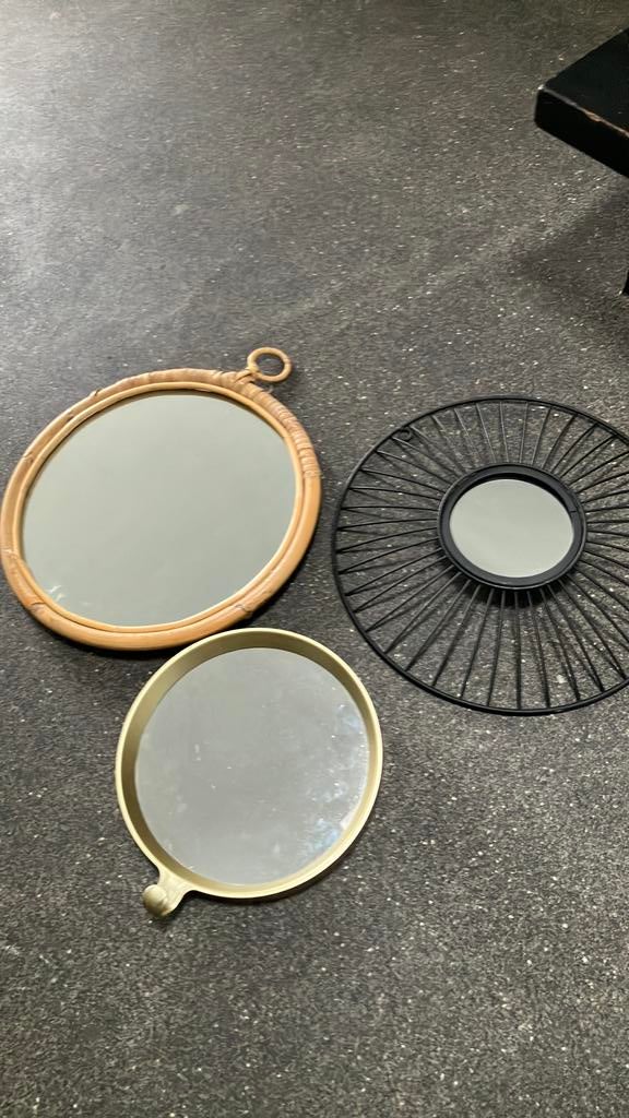 Partij spiegels, Minder dan 50 cm, Ophalen of Verzenden, Zo goed als nieuw, Minder dan 100 cm