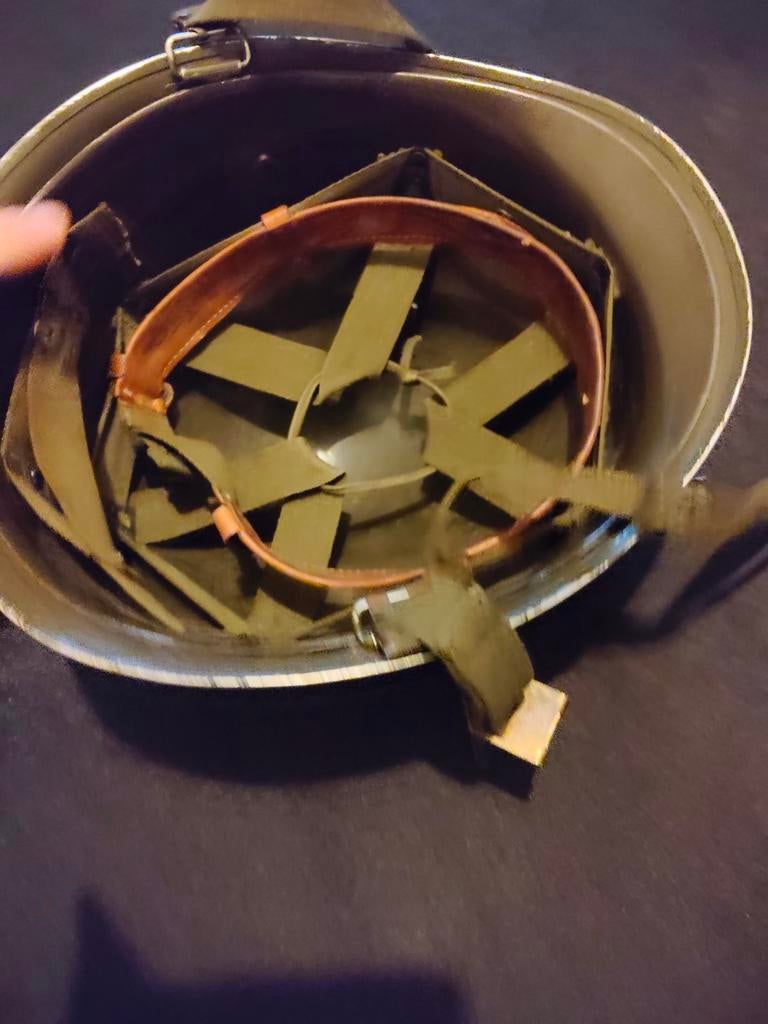 Nederlandse Helm 1973 - Legerhelm, Verzamelen, Ophalen of Verzenden, Landmacht, Nederland, Helm of Baret