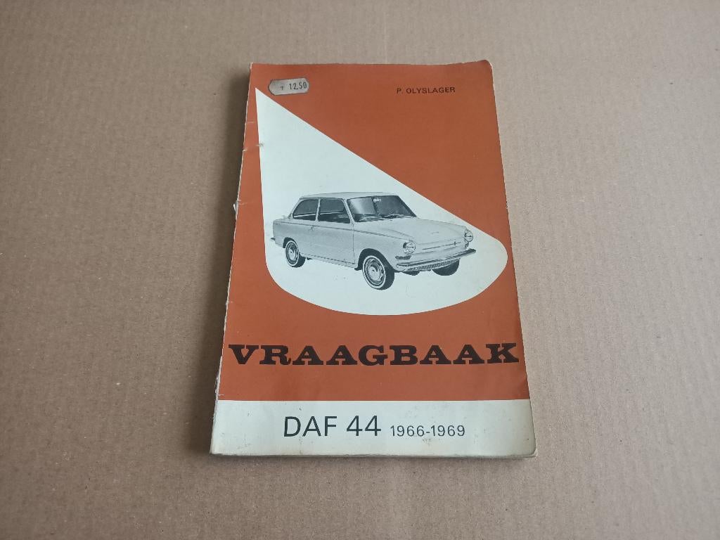 Instructieboekje: DAF 44 (1966-1969), Auto diversen, Handleidingen en Instructieboekjes, Ophalen of Verzenden