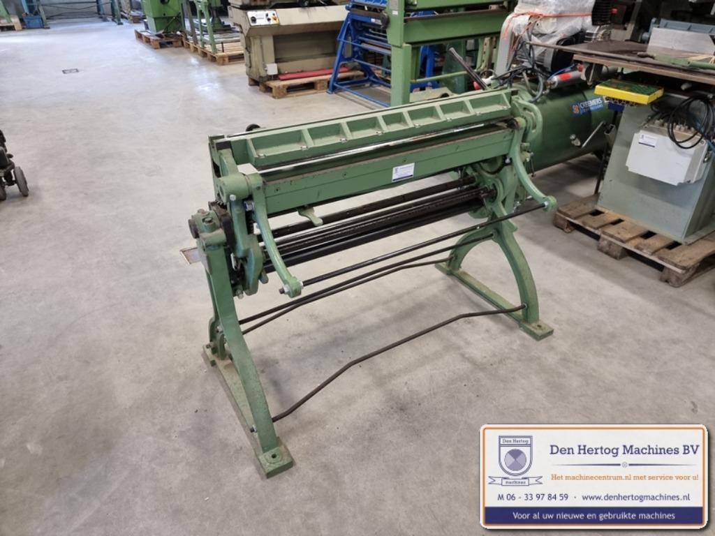 Combinatie zetbank wals kraalmachine 1m kantelbank gebruikt, Ophalen, Gebruikt