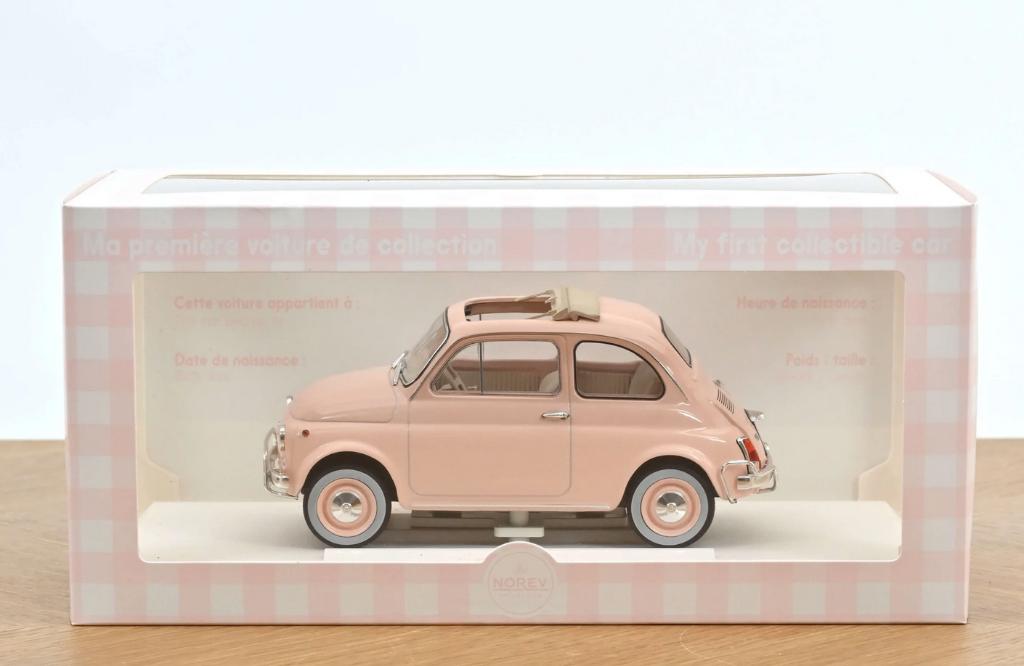 Fiat 500 L 1968 ROZE spec. BIRTH pack 1/18 NOREV ref: 187774, Verzenden, Nieuw, Auto, Norev