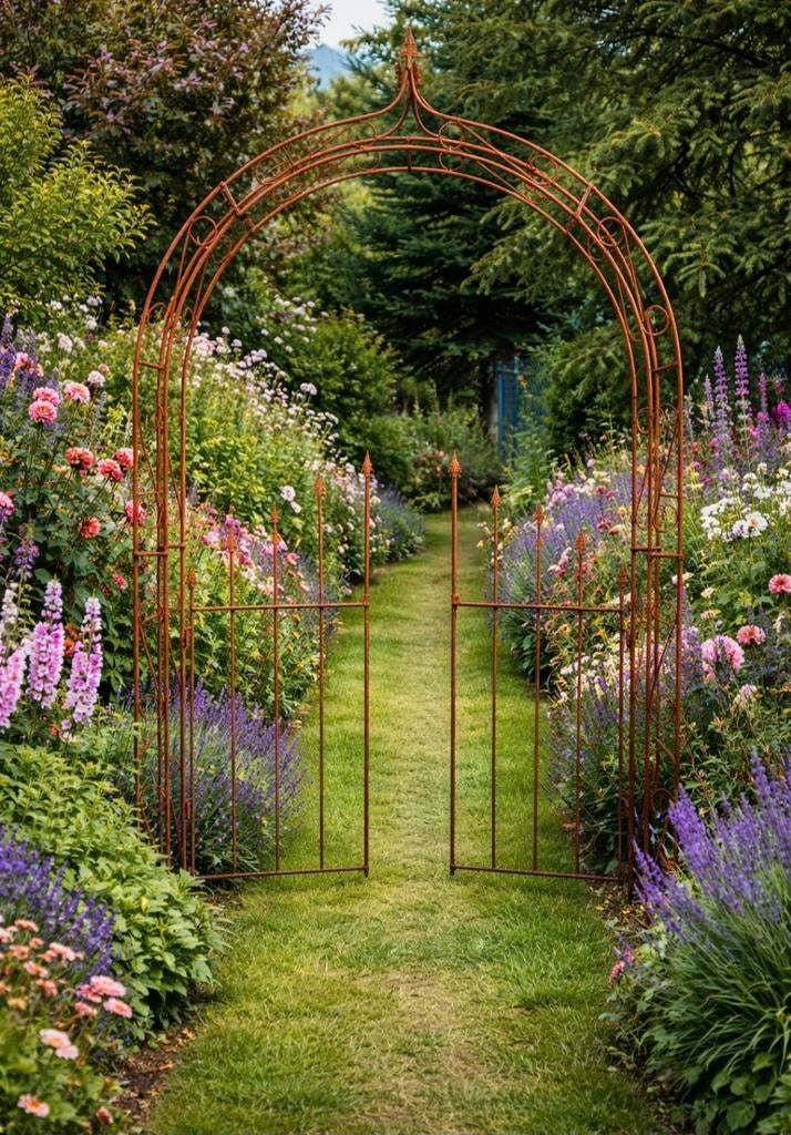 Rozenboog Lorenzo met deurtjes -140-, Tuin en Terras, Ophalen, Volle zon