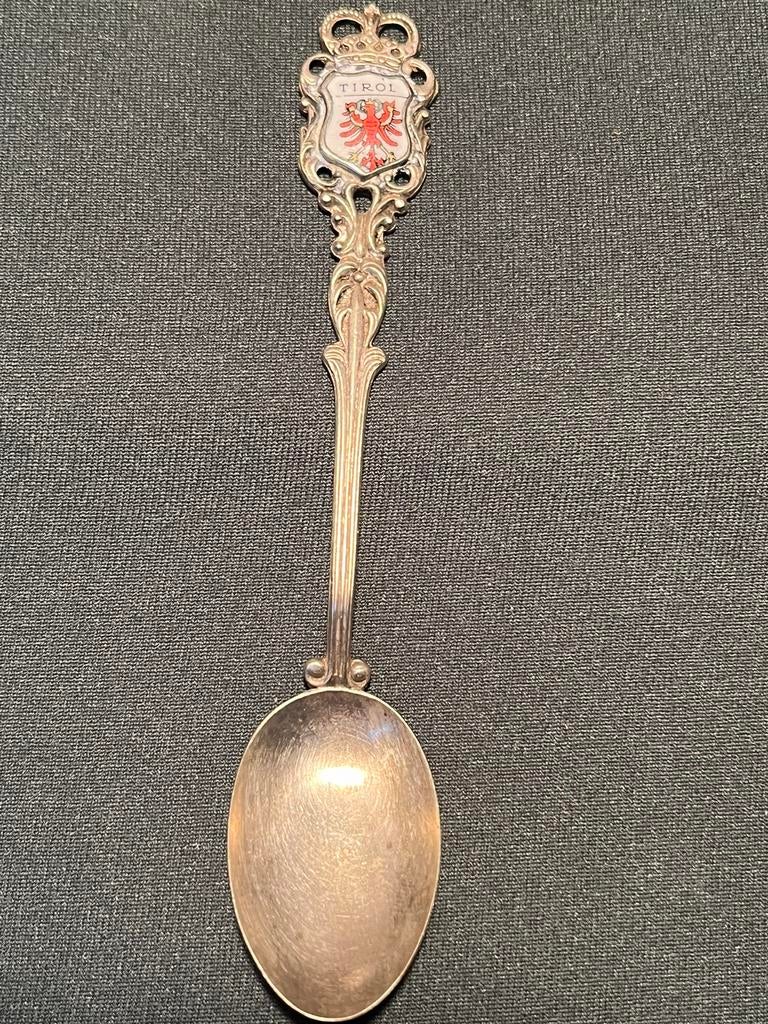 Vintage lepeltje Tirol., Antiek en Kunst, Ophalen of Verzenden