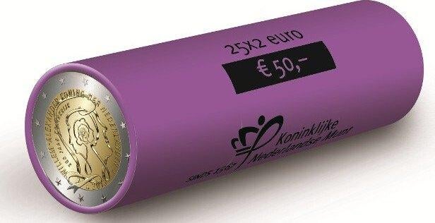 Muntrol 2 euro 2012 '10 Jaar Euro' Nederland, Postzegels en Munten, Munten | Nederland, Verzenden, Koningin Beatrix, Euro's, Setje