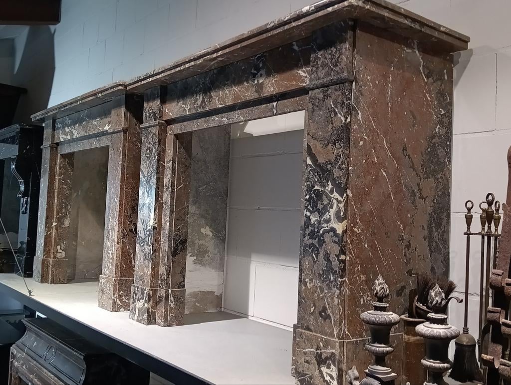 Schouw Rouge Royale jaren 30 hoekschouw, Ophalen, Gebruikt, Vrijstaande haard