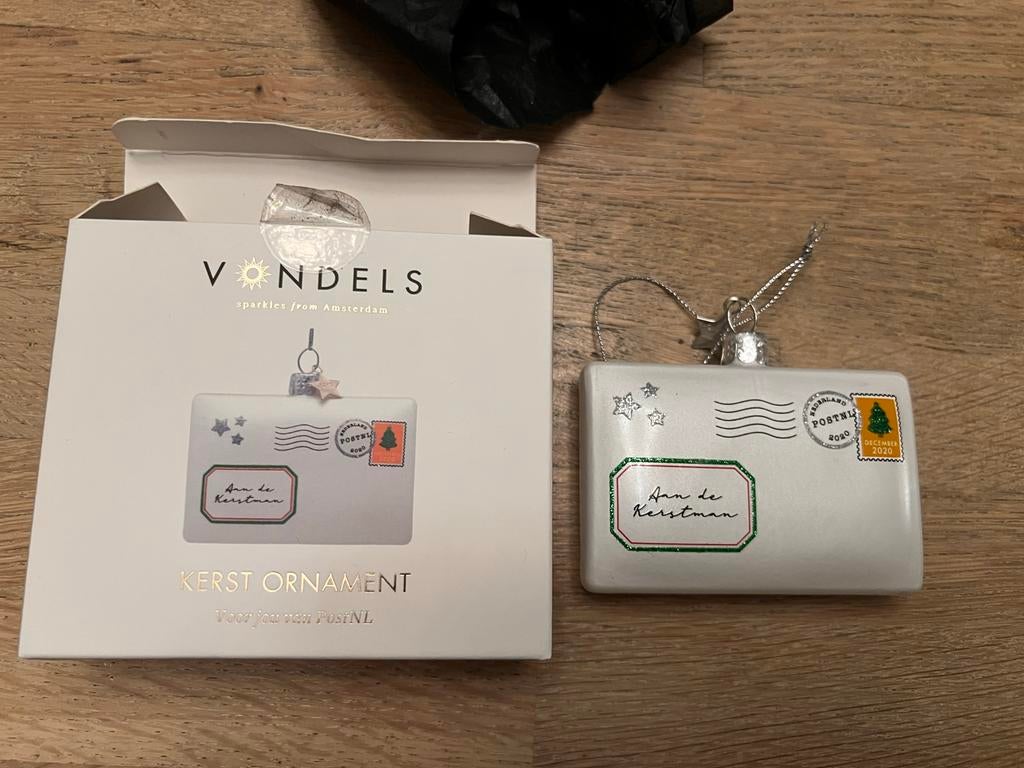 Vondels Kerst Ornament - Brief, Ophalen of Verzenden, Zo goed als nieuw