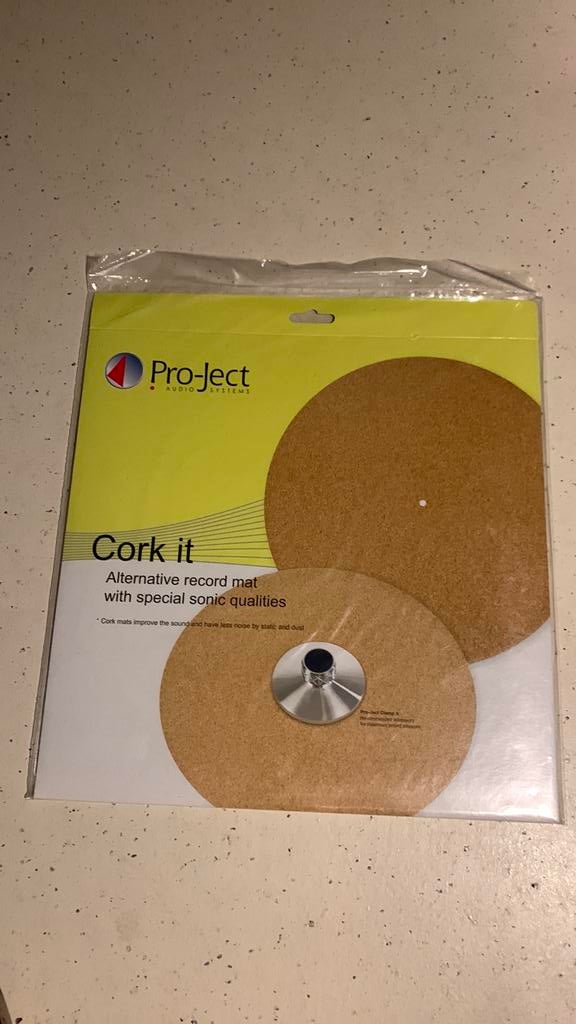 Pro-Ject Cork it        platenspelermat, Ophalen of Verzenden, Zo goed als nieuw, Overige merken