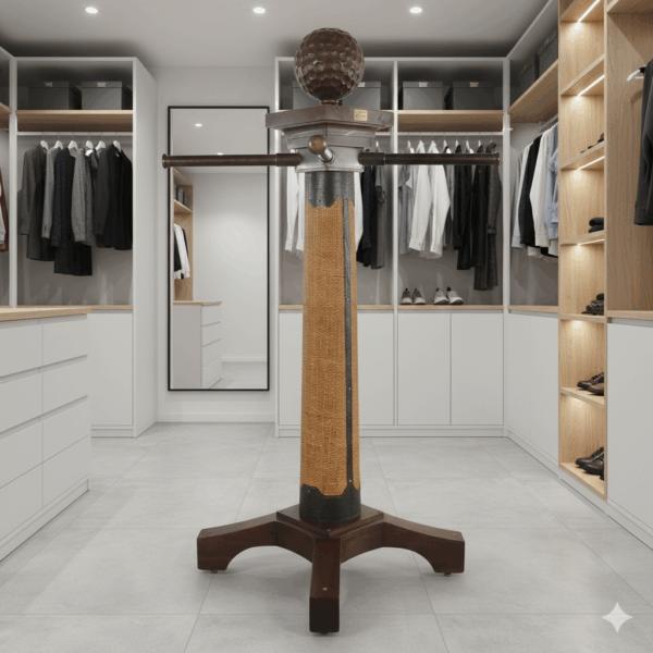 Stiles Brothers Kapstok – Mahonie, Huis en Inrichting, Woonaccessoires | Kapstokken, Nieuw, Staande kapstok, Minder dan 100 cm