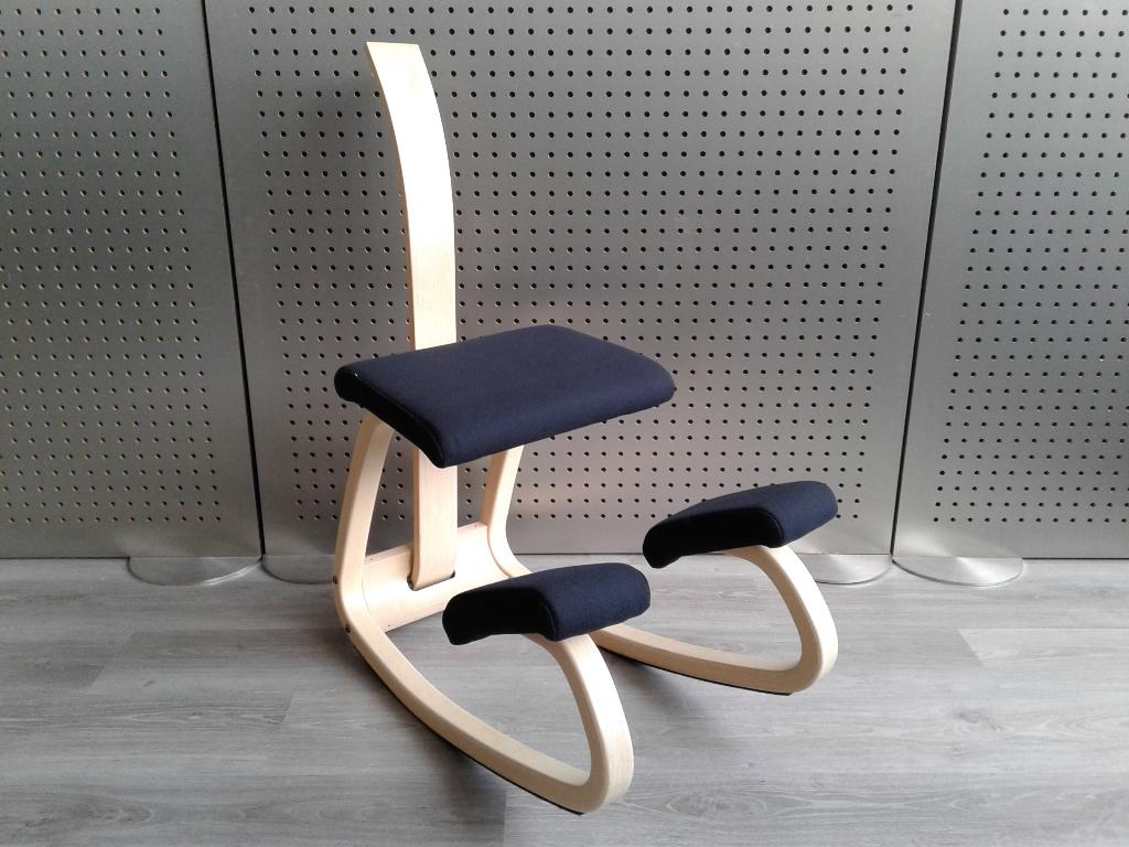 Variér (Stokke) Variable Balans met Rug (Zwart), Als Nieuw!, Zwart, Ophalen of Verzenden, Zo goed als nieuw, Variér