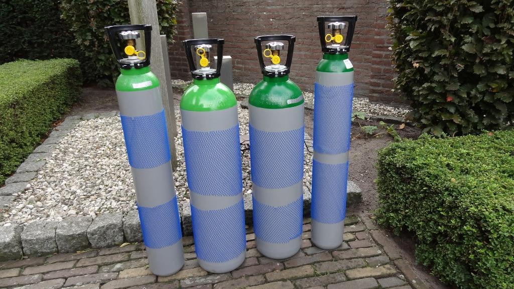 Eigendom gasfles menggas 85/15 en 100% Argon supergas HWTS, Ophalen, Nieuw, 150 tot 250 ampère, Co2