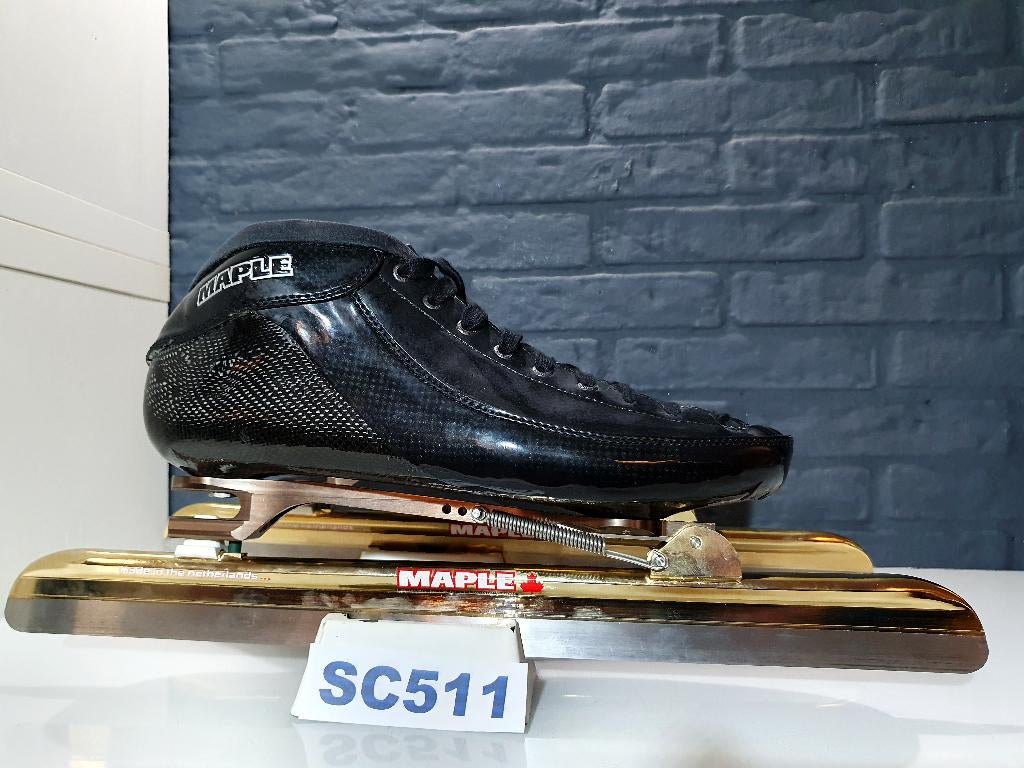 Maple GL90 Twin Laser Klap Schaats Klapschaatsen Maat 47, Sport en Fitness, Schaatsen, Klapschaats, Verzenden, Nieuw, Maple