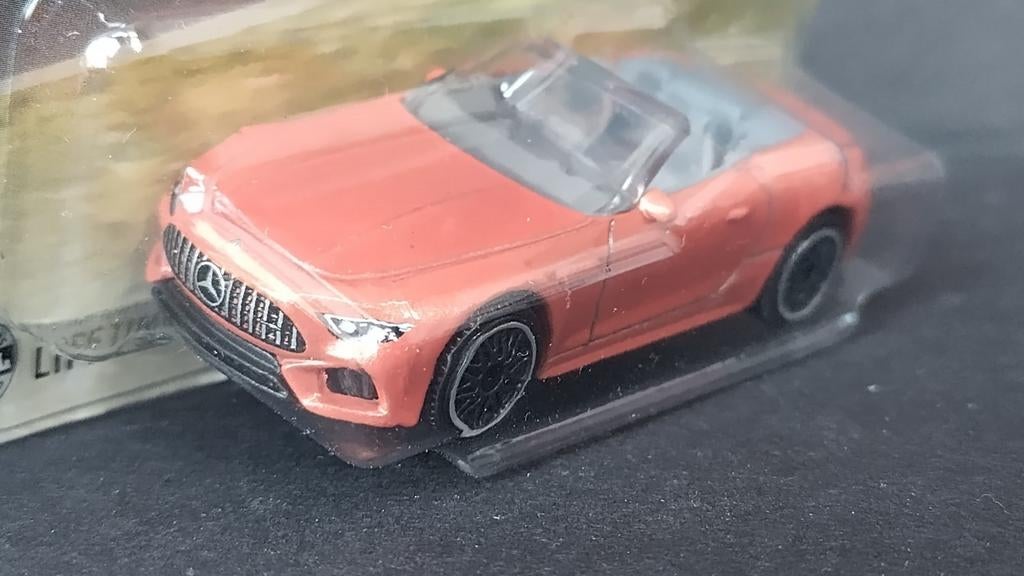 Mercedes Benz SL 63 Amg Orange 1:64 3inch Matchbox Pol, Auto, Verzenden, ., Nieuw
