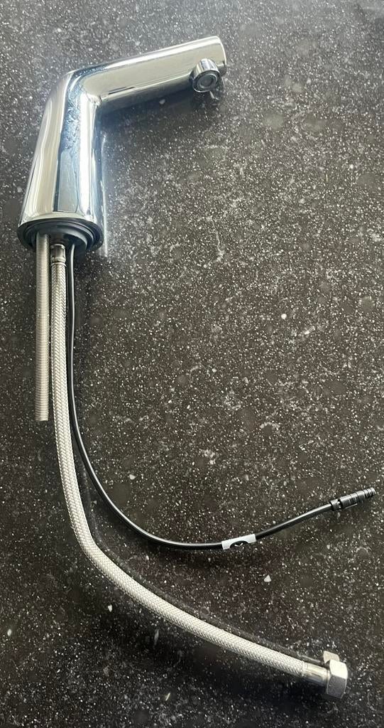 HANSA Designo electronische wastafelkraan met bluetooth, Ophalen of Verzenden, Nieuw, Chroom, Wastafel