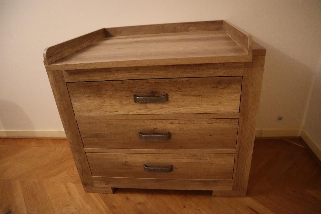 Kidsmill Brent Commode Oldwood met bladvergroter, Ophalen, 50 tot 70 cm, 100 cm of meer, Zo goed als nieuw