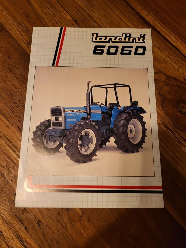 Tractor folder Landini 6060, Ophalen of Verzenden, Zo goed als nieuw, Folder