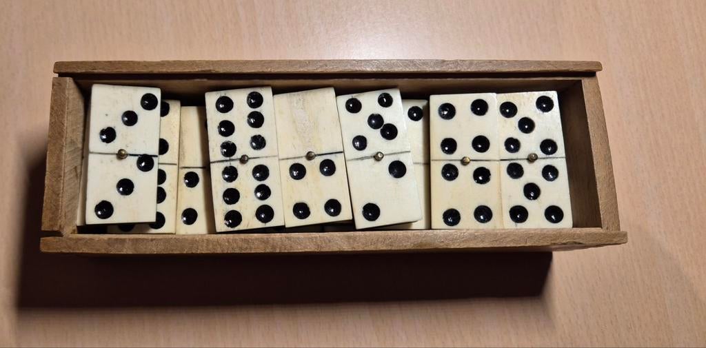 OUD / VINTAGE DOMINOSPEL, Antiek en Kunst, Ophalen of Verzenden