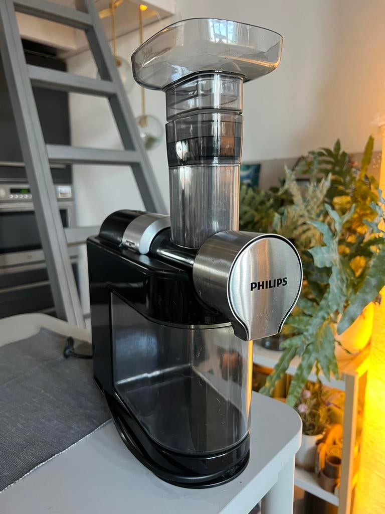 Philips Avance HR1946/70 slowjuicer, Witgoed en Apparatuur, Juicers, Ophalen of Verzenden, Zo goed als nieuw, Elektrisch, Slowjuicer