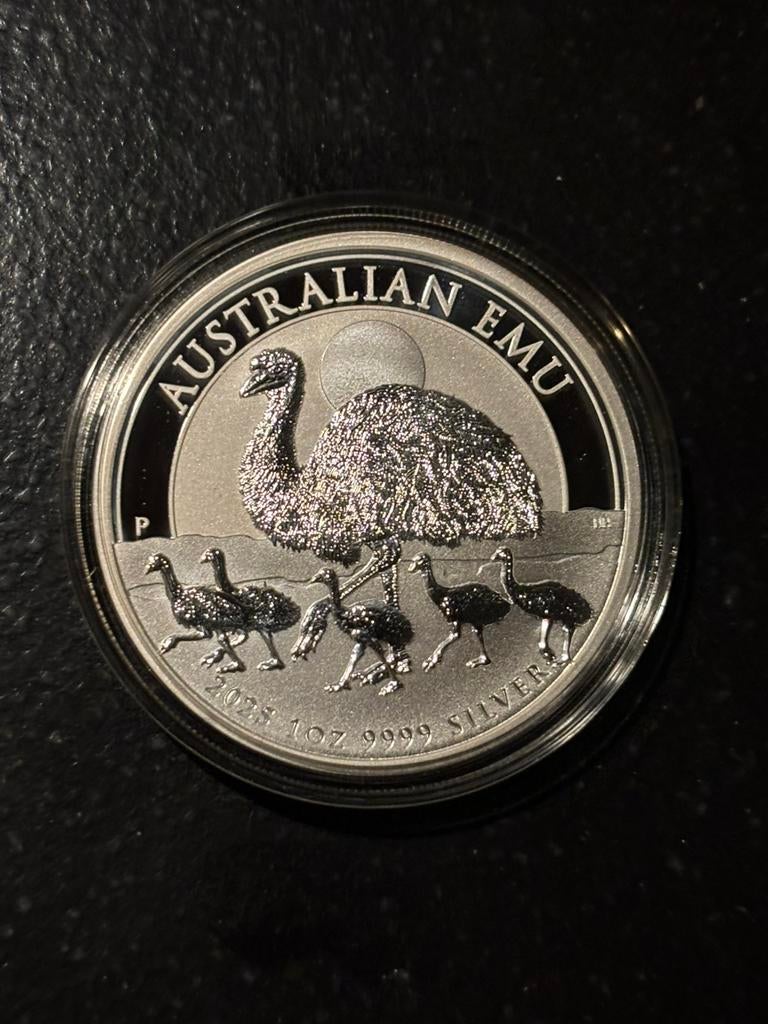 1oz 2025 EMU - Perth Mint .9999 zilver BU - koala lunar, Ophalen of Verzenden, Zilver