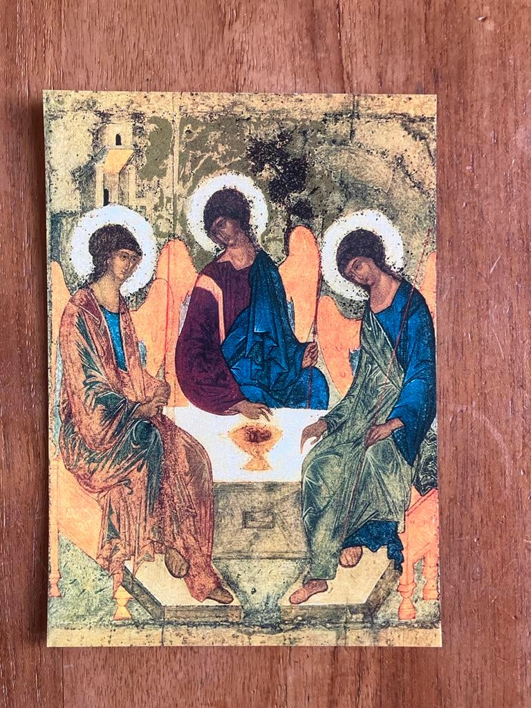 religieuze prent - Drie-eenheid - Trinity, Verzamelen, Religie, Nieuw, Christendom | Katholiek, Kaart of Prent, Ophalen of Verzenden