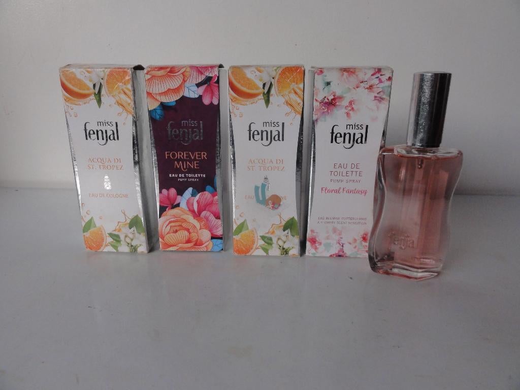 4 Fenjal eau de toilette en eau de cologne spray 50 ml., Verzenden, Nieuw, Parfumfles, Gevuld