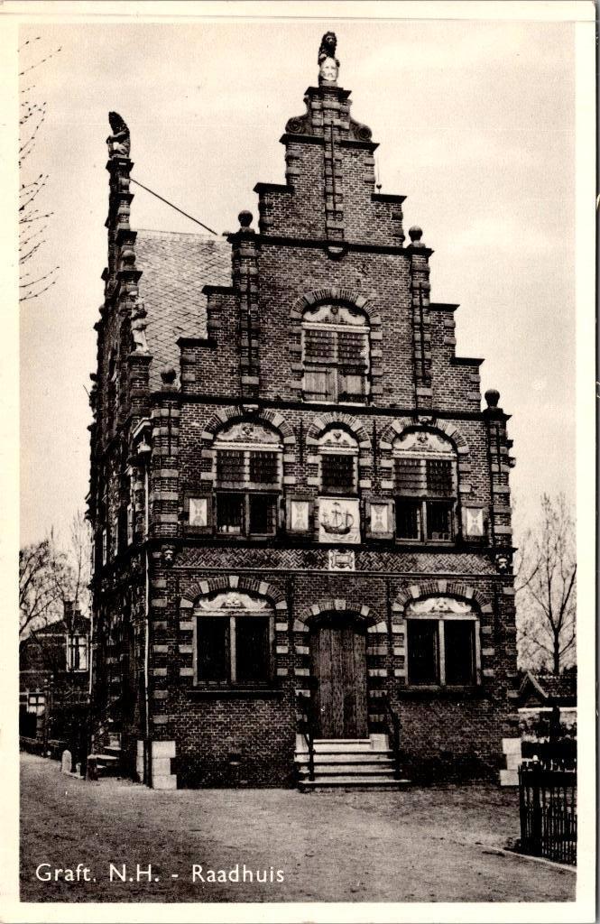 Graft - 3 ansichtkaarten, Verzamelen, Ansichtkaarten | Nederland, Ophalen of Verzenden, 1960 tot 1980, Ongelopen, Noord-Holland