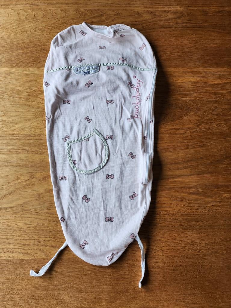 Puckababy piep slaapzak roze, Ophalen of Verzenden, Zo goed als nieuw, Minder dan 70 cm, Slaapzak