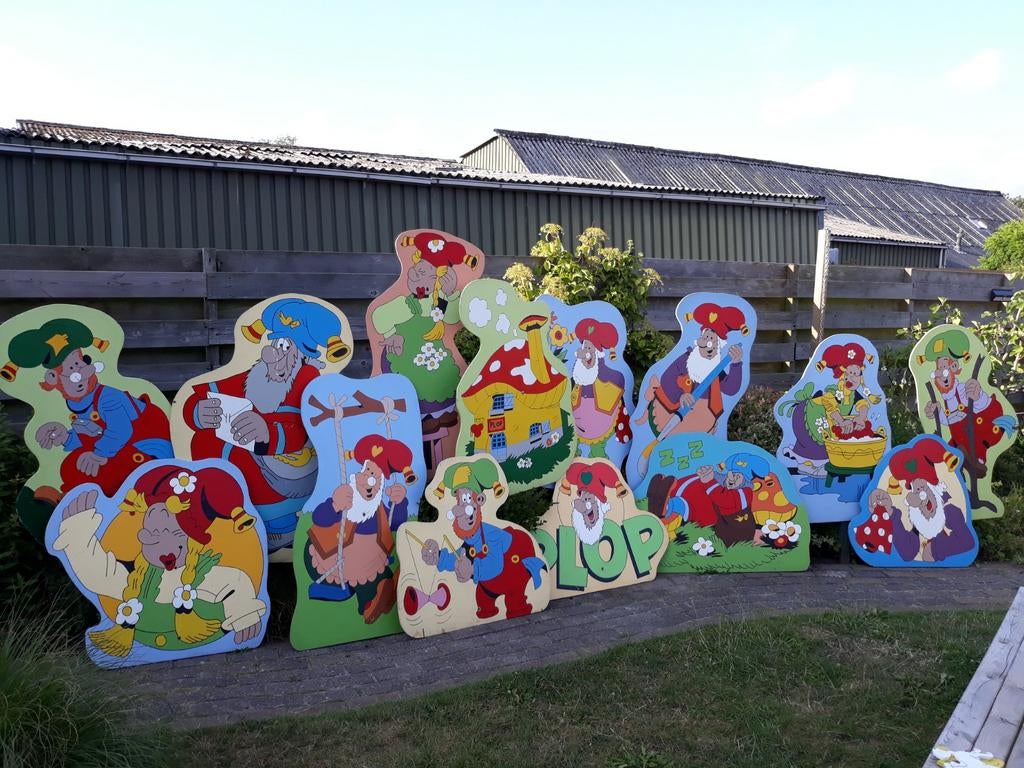 Kabouter plop straatversiering te huur, Ophalen, Zo goed als nieuw, Overige