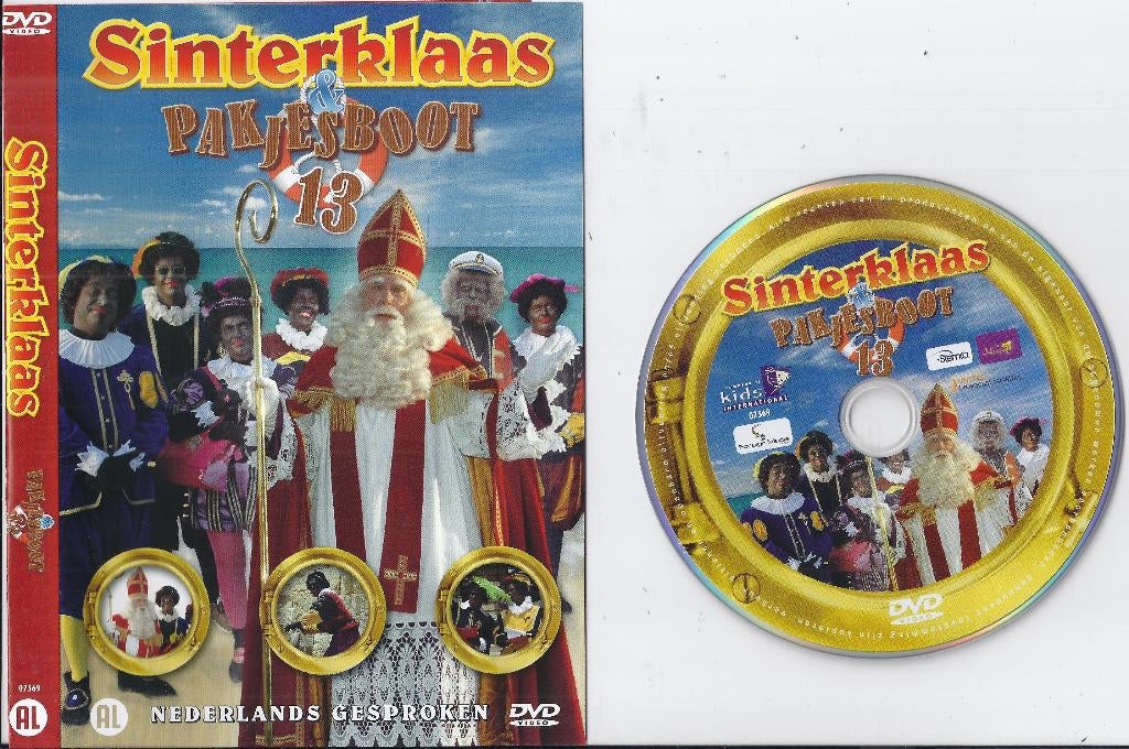B5 dvd sinterklaas: pakjesboot 13 -, Alle leeftijden, Ophalen of Verzenden, Zo goed als nieuw