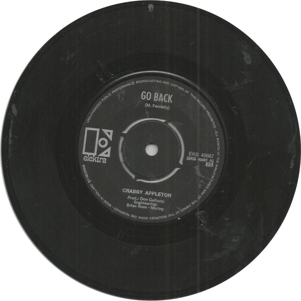 Crabby Appleton – Go Back (1970), Ophalen of Verzenden, Gebruikt, 7 inch, Pop
