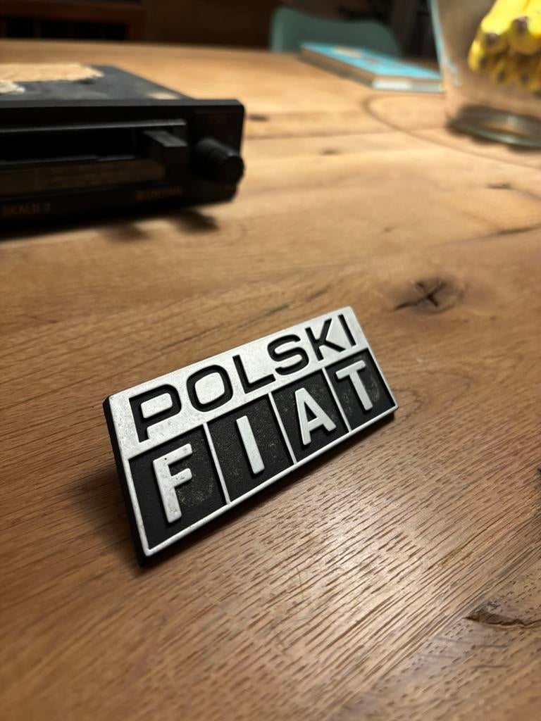 Fiat 126 embleem, Ophalen of Verzenden, Nieuw, Fiat