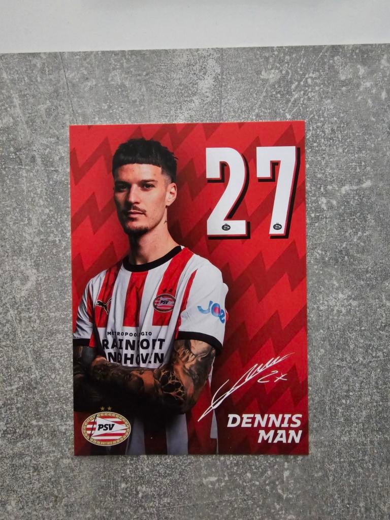 Dennis Man - PSV Officiële Postkaart 2025-2026, Ophalen of Verzenden
