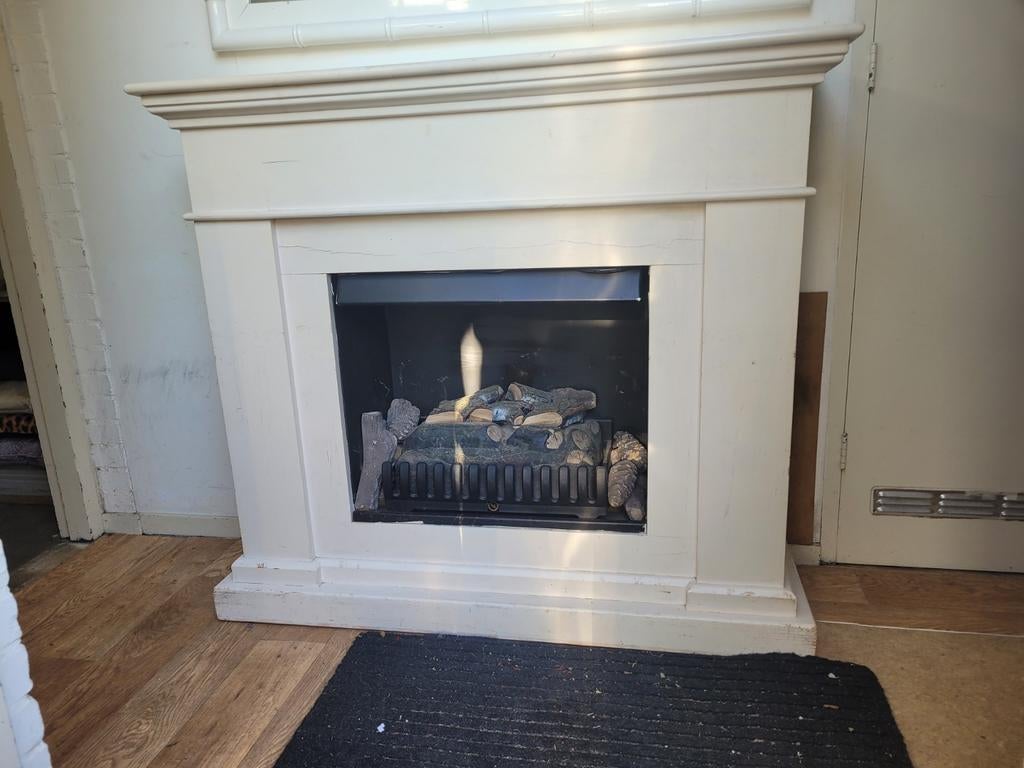 Sier openhaard , electrisch, wit 120cm breed, Ophalen