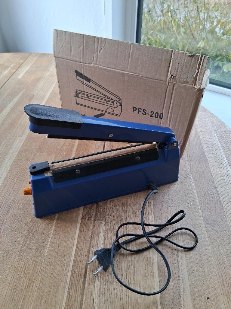 Handsealer 20cm - elektrisch  PFS-200 - Sealapparaat, Ophalen of Verzenden, Gebruikt
