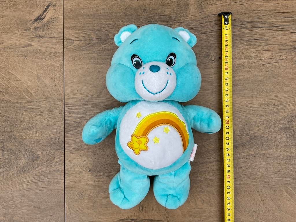 Nieuwe zgan vintage troetelbeer carebear blauw uit 2017, Ophalen, Nieuw, Overige typen