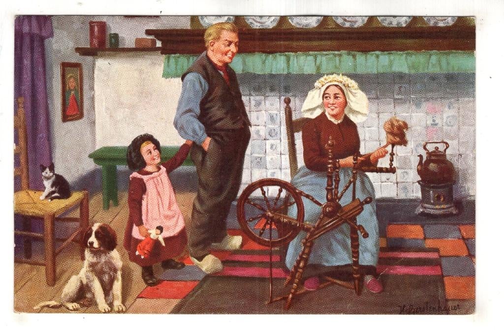 Brabantsch Dorpsleven  Brabants Dorpsleven, Verzenden, Voor 1920, Gelopen, Noord-Brabant