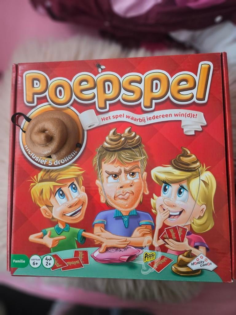 Poepspel - Het spel waar iedereen wint!, Ophalen, Identity Games, Zo goed als nieuw, Vijf spelers of meer